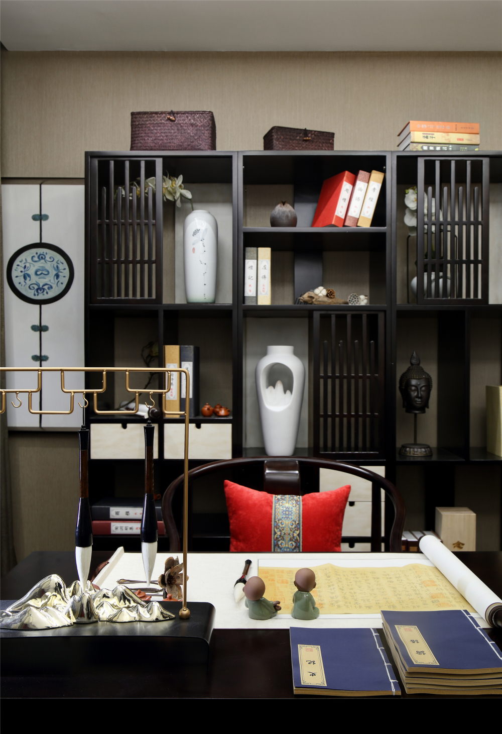 新古典风格室内家装案例效果图-书房 新古典风格室内家装案例效果图-书房