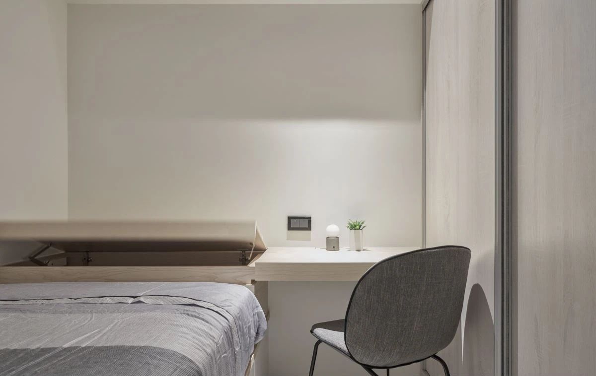 装修案例现代极简风格室内装修效果图-客卧 装修案例现代极简风格室内装修效果图-客卧