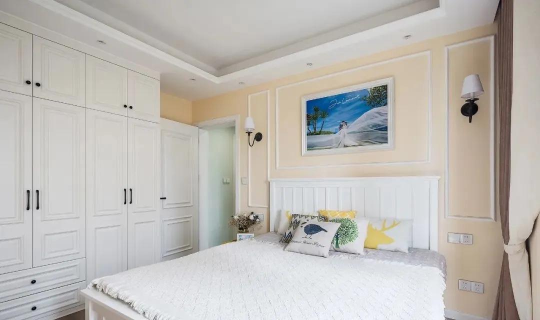 广州装修公司田园风格室内装修效果图-主卧 广州装修公司田园风格室内装修效果图-主卧