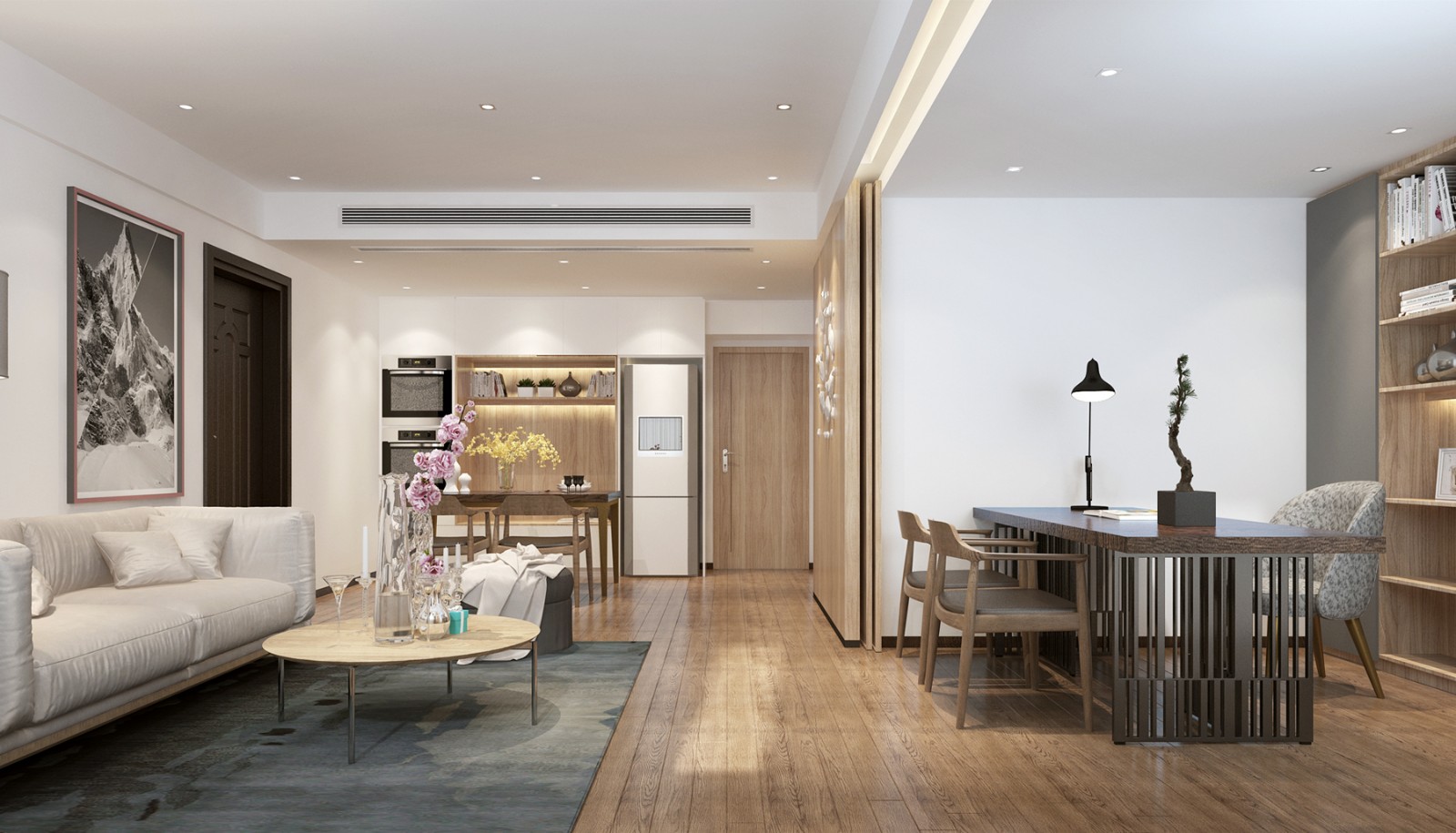 佛山装修公司新中式风格室内装修效果图-餐厅 佛山装修公司新中式风格室内装修效果图-餐厅