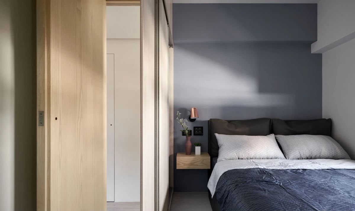 装修案例现代极简风格室内装修效果图-卧室 装修案例现代极简风格室内装修效果图-卧室