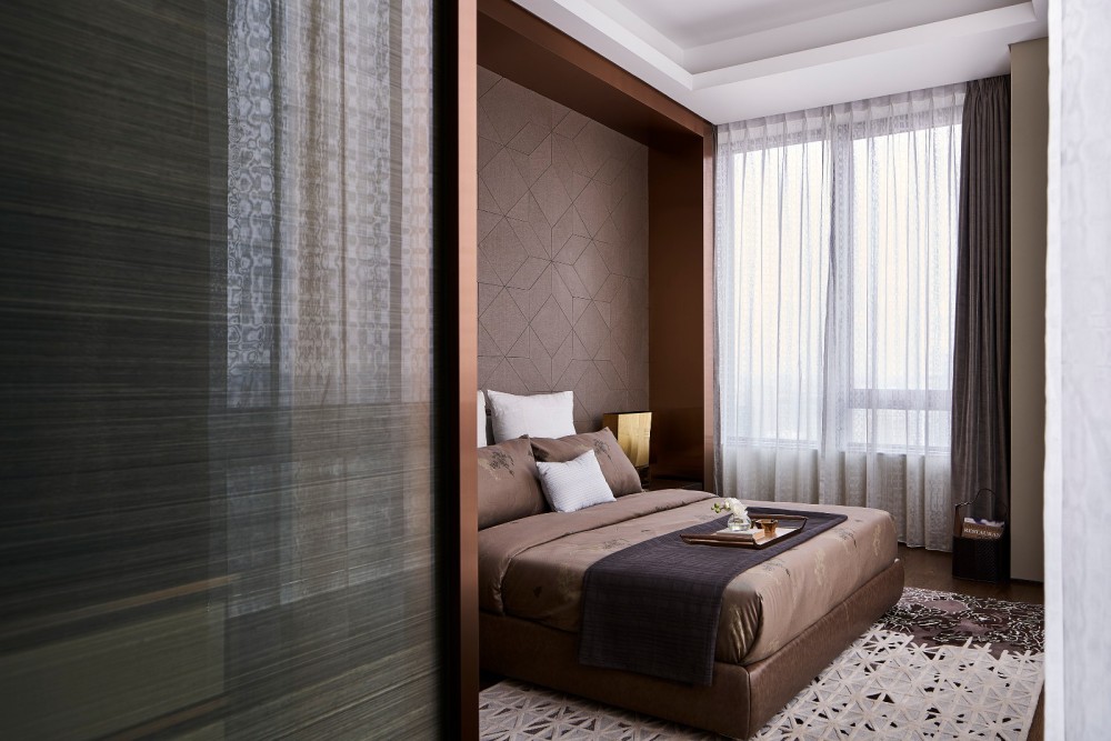 古典轻奢混搭风格室内设计家装案例-次卧 古典轻奢混搭风格室内设计家装案例-次卧